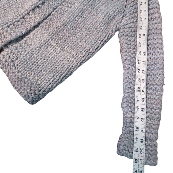 Hand Made Knit XS Grey/Multi Coloured Sweater 4928 - Picture 8 of 9